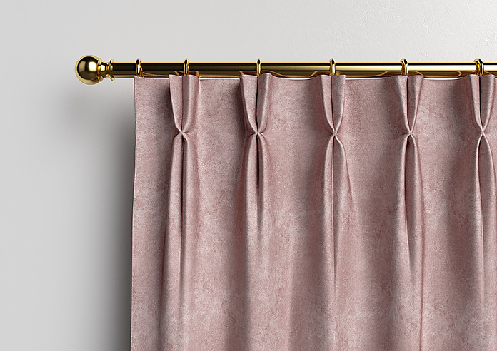 Florence Faux Suede, Petal Pink - Made to Measure Curtains - Image 12